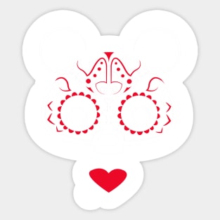 Skelanimals - Love Sticker